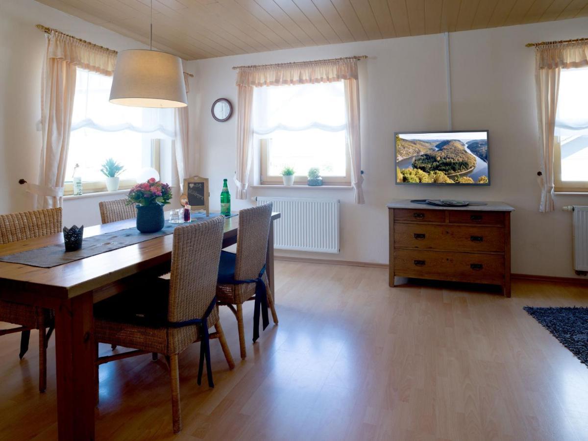 Ferienwohnung Am Gaesschen Scheiden Dış mekan fotoğraf